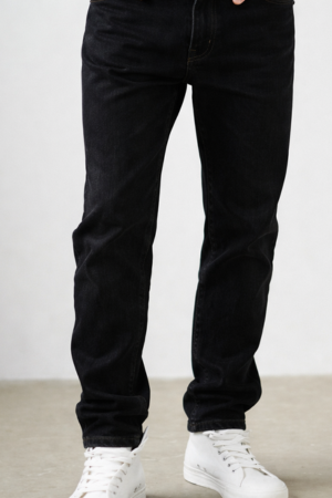 Black Straight Fit Jeans